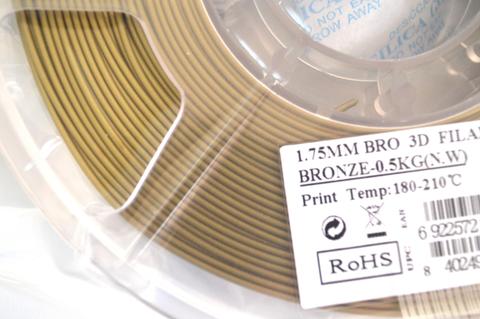 картинка Пластик Bronze диаметром 3.00 мм (ESUN) Интернет-магазин «3DTool»